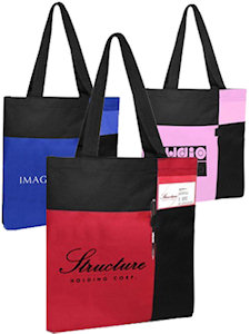Tote Bags: Tote Bag with Business Card Holder